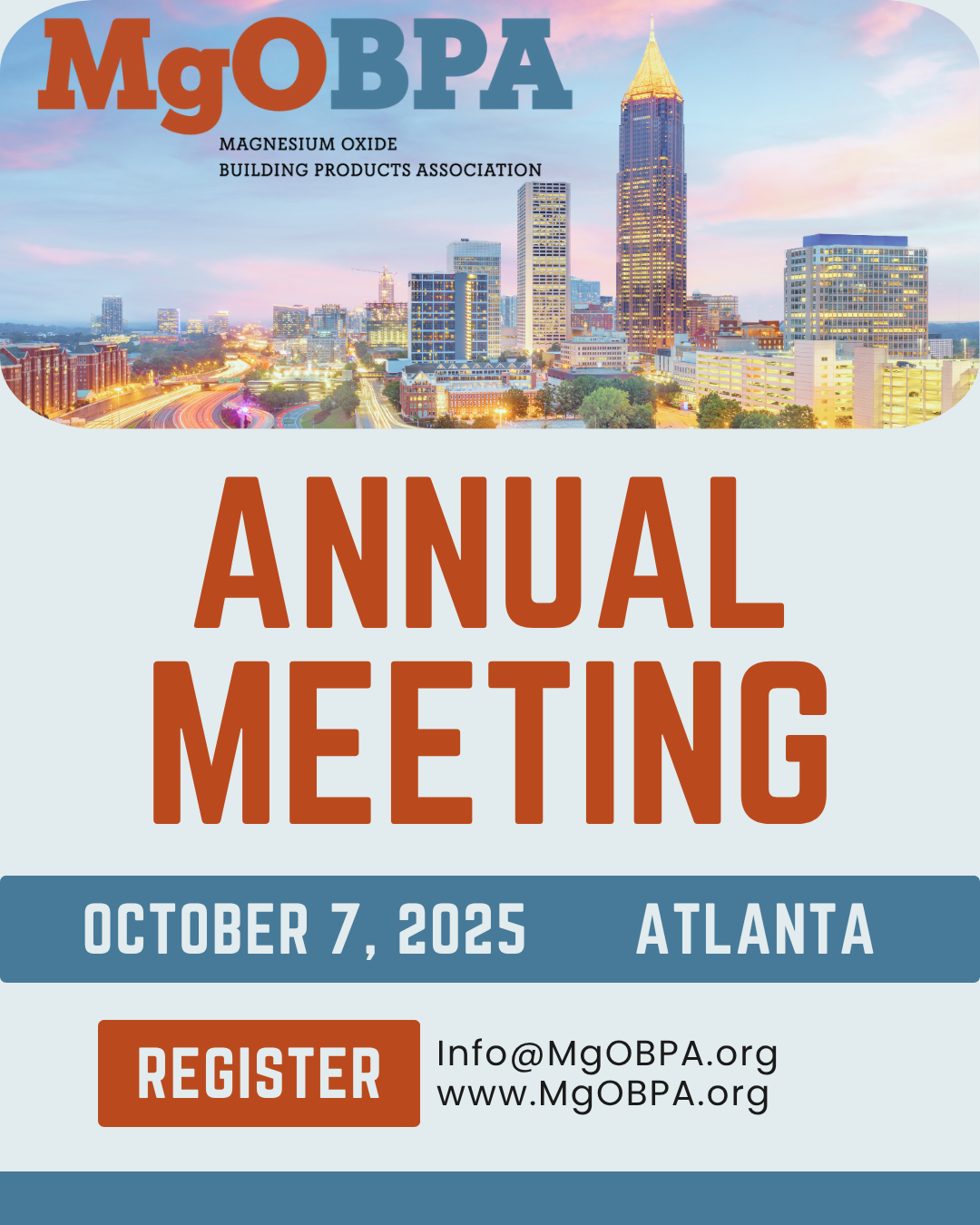 MgOBPA to Hold Annual Meeting Oct 7th in Atlanta